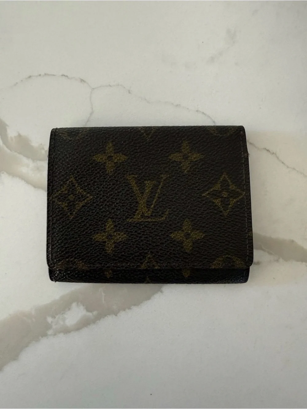 Louis Vuitton Brown Monogram Envelope Card Holder